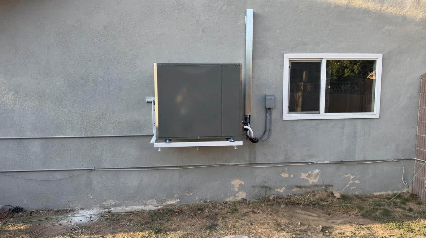 Finished humidity control work at Shalom Heating & Air