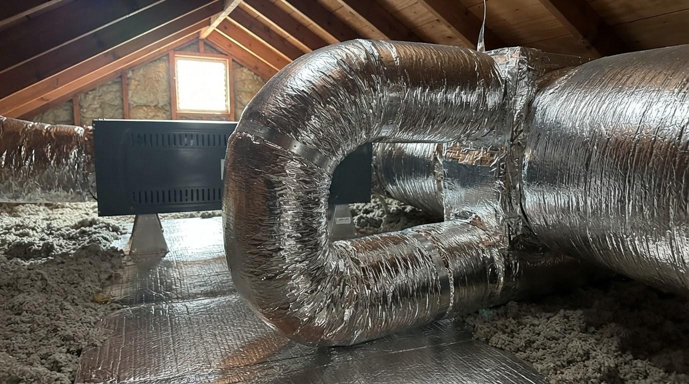 Completed indoor air quality solutions work at Shalom Heating & Air